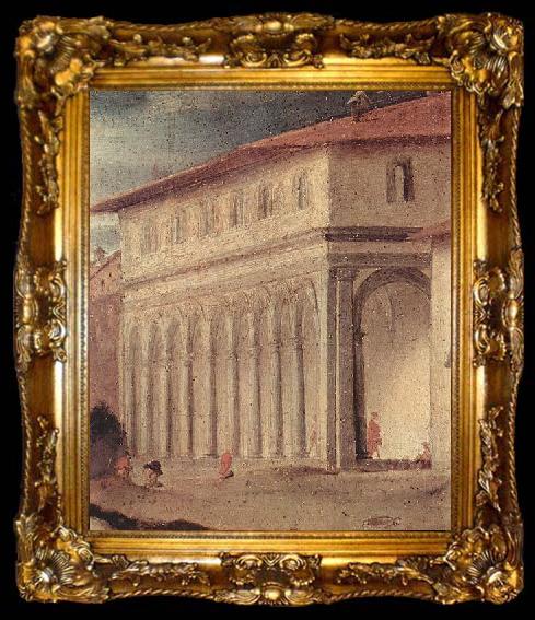 framed  Jacopo Pontormo Anbetung der Heiligen Drei Konige, ta009-2
